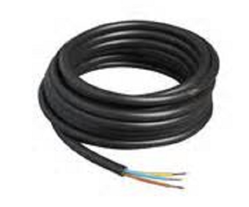 Câble rigide U-1000 R2V 3G2,5 mm² 10 m noir FILS & CÂBLES 20218285C