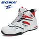 BONA – chaussures de Basketball légères pour hommes baskets tendance à coussin d'air chaussures de