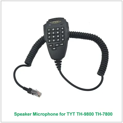 TYT 6 Broches Détressage Déterminer Haut-Parleur Microphone pour TYT TH-9800 TH-7800 TH9800 TH7800