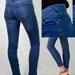 Free People Jeans | Free People Blue Dye Zipper Ankle Skinny Jeans 29 | Color: Blue | Size: 29