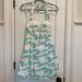 Lilly Pulitzer Dresses | Lilly Pulitzer Women’s Halter Dress Sz 0 | Color: Green/White | Size: 0