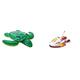 Intex Lil' Sea Turtle Ride-On - Aufblasbarer Reittier - 150 x 127 cm & 57520NP - Wave Rider Ride-On, 117 x 77 cm