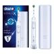 Oral-B Genius X Electric Toothbrush with Artificial Intelligence, App Connected Handle, 1 Toothbrush Head & Travel Case, 6 Mode Display with Teeth Whitening, 2 Pin UK Plug, White