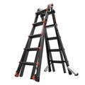 Little Giant Ladders 1304-018 Velocity PRO Multi-purpose Ladders, 5 Tread, Superior Anodised Finish, EN131