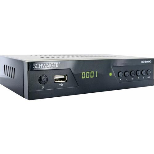 Schwaiger - Satelliten-Receiver DSR500HD Full hd (DVB-S2) Free to Air Sat-Receiver