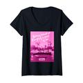 Barbie Cabrio California Palmen T-Shirt mit V-Ausschnitt