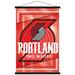 "Portland Trail Blazers 24'' x 35'' Logo Framed Hanging Poster"