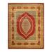 Overton Hand Knotted Wool Vintage Inspired Traditional Mogul Red Area Rug - 8'3" x 10'6"