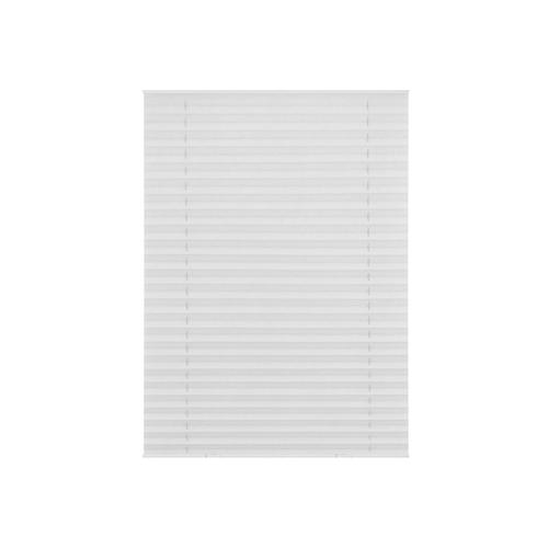 Lichtblick Dachfenster Plissee Haftfix, ohne Bohren (59,3x122 cm M08/MK08, weiß)