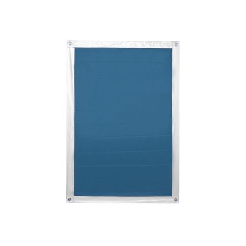 Lichtblick Dachfenster Sonnenschutz Haftfix, ohne Bohren (47x96,9 cm für FK06, Blau)