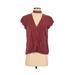 Pre-Owned Cloth & Stone Women's Size XS Short Sleeve Blouse