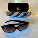 Burberry Accessories | Euc Authentic Burberry Sunglasses | Color: Black/White | Size: Os