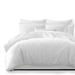 The Tailor's Bed Waffle Standard Cotton 3 Piece Comforter Set Polyester/Polyfill/Cotton in White | Super Queen Comforter + 2 Queen Shams | Wayfair