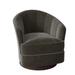 Barrel Chair - Fairfield Chair Tipsy 28.75" W Swivel Barrel Chair Polyester in Green | 30.25 H x 28.75 W x 31 D in | Wayfair