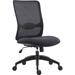 Lorell Soho Mesh Task Chair Upholstered/Mesh, Nylon | 37 H x 27 W x 27.6 D in | Wayfair LYSCH200MNBK
