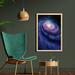 East Urban Home Nebula in Outer Space Spiral Stardust Mist Cloud of Dust Planetarium Astronomy - Picture Frame Graphic Art Print on Fabric Fabric | Wayfair