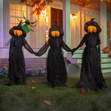 The Twillery Co.® Halloween Lighted Witch Outdoor Stakes Plastic in Black | 52 H x 13 W in | Wayfair 0EB3B3CD3A854774B049FCF0060161F0