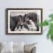 Union Rustic Wild Horses - Picture Frame Photograph Paper, Solid Wood in Black/Blue/Gray | 31 H x 44 W in | Wayfair