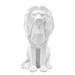 Red Barrel Studio® 11" Sitting Lion Sculpture - Polyresin Decorative Lion Statue for Creative Home or Office Decor | 11 H x 6 W x 6 D in | Wayfair