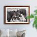 Union Rustic Wild Horses - Picture Frame Photograph Paper, Solid Wood in Black/Blue/Gray | 37.5 H x 27.5 W x 1.5 D in | Wayfair
