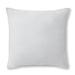 Eider & Ivory™ Cicero Square Cotton Pillow Cover & Insert Polyester/Polyfill/Cotton in White | 24 H x 24 W x 3 D in | Wayfair