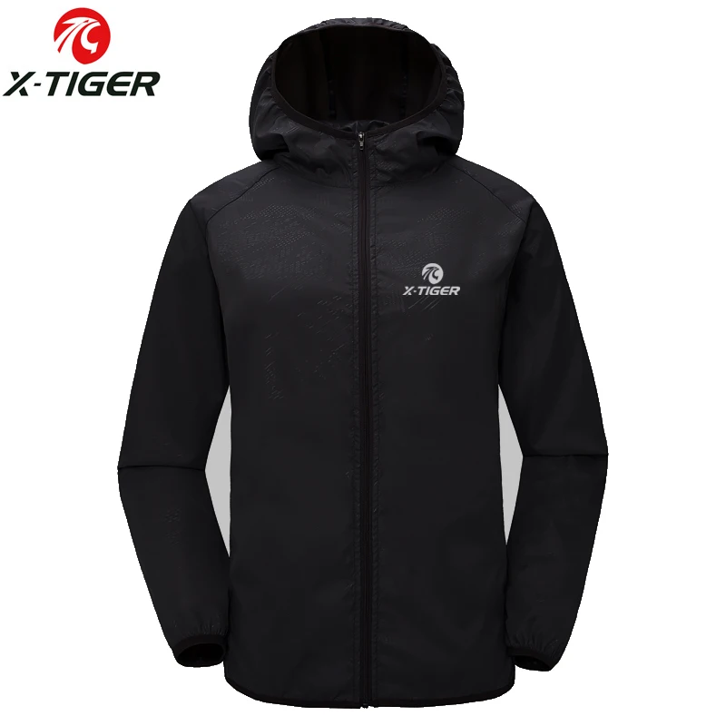 X-TIGER – Veste coupe-vent réfléchissant de randonnée,vêtements super léger, protège solaire, manteau modèle sport, cyclisme, maillot vtt, vélo,