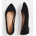Torrid Shoes | Black Faux Suede Pointed Toe Flats (Ww) | Color: Black | Size: 10 W