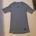 Nike Shirts | Gray Nike Dri-Fit Pro Fitted Tee | Color: Gray | Size: M