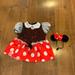 Disney Costumes | Disney Baby Minnie Mouse Costume | Color: Red | Size: Osbb