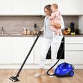 Costway Steam Cleaner Plastic in Blue | 28.5 H x 25 W x 15 D in | Wayfair EP24434US-BL