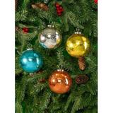 The Holiday Aisle® Mercury Solid Ball Ornament Glass in Gray | 4 H x 4 W x 4 D in | Wayfair A9EB519EAA8F4AF69107805B12EAF4E0