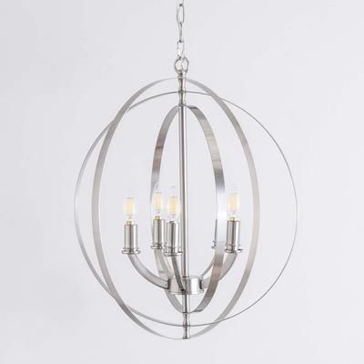 Randolph Morris Overon 5 Light Chandelier RMGL841-5-BN