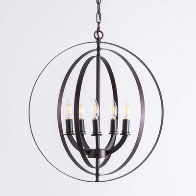 Randolph Morris Overon 5 Light Chandelier RMGL841-5-ORB