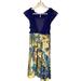 Free People Dresses | Free People S/P Blue Lace Yellow Floral Dress | Color: Blue/Yellow | Size: Sp