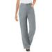 Plus Size Women's Perfect Relaxed Cotton Jean by Woman Within in Gunmetal (Size 18 WP)