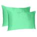 Eider & Ivory™ Lakendra Pillowcase Silk/Satin in Green | Standard | Wayfair 217927B29B8945F68D5F556BC8010372