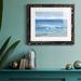 Highland Dunes Ocean Beauty - Picture Frame Painting Paper, Wood in Black/Blue/Gray | 17 H x 20 W in | Wayfair 3D278E7B91BE4E08A21B647C619E61FC