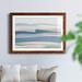 Wrought Studio™ Rolling Waters - Picture Frame Painting Metal in Black/Blue/Gray | 23 H x 32 W in | Wayfair CDB0D0E954BA4E7F9E74746A0E098F6D