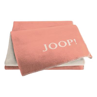 JOOP! »Uni-Doubleface« Wohndecke orange-natur 150x200 cm Image