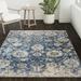 Addison Barkley Blue Floral Farmhouse 1'8" x 2'6" Accent Rug