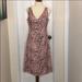 Anthropologie Dresses | Anthropologie Tabatha Pink And Brown Daisy Dress | Color: Brown/Pink | Size: 6