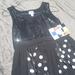 Disney Dresses | Disney D-Signed Black Dress W/Polka Dots | Color: Black/White | Size: Lg