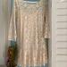 Free People Dresses | Free People Cream Lace Dress With Slip, Size 2 | Color: Cream | Size: 2