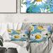 East Urban Home Wild Chamomile Flowers Square Pillow Cover & Insert Polyester/Polyfill blend | 18 H x 18 W x 5 D in | Wayfair