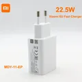 Xiaomi Mi MDY-11-EP 22.5W QC3.0 chargeur mural rapide USB C câble de Type C pour Mi 9 8 9T Lite se