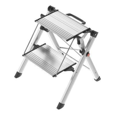 Hailo Komfort-Trittleiter »MK80 Comfortline« 2 Stufen grau, 44 cm