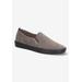 Wide Width Women's Fresh Flats by Easy Street in Grey Matte (Size 11 W)