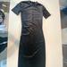 Zara Dresses | Long Bodycon Dress | Color: Black | Size: Xs