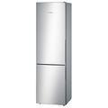 Bosch Home & Kitchen Appliances KGV39VLEAG Serie 4 Freestanding Fridge Freezer with Low Frost and VitaFresh, 201cm, 343L capacity, 60cm wide, Inox Look, Silver Inox