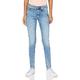 Tommy Jeans Women's SYLVIA HR SPR SKNY BTN FLY MMBD, Pants, Blue (Marlie Mid Blau Stretch Destructed), 30W/32L